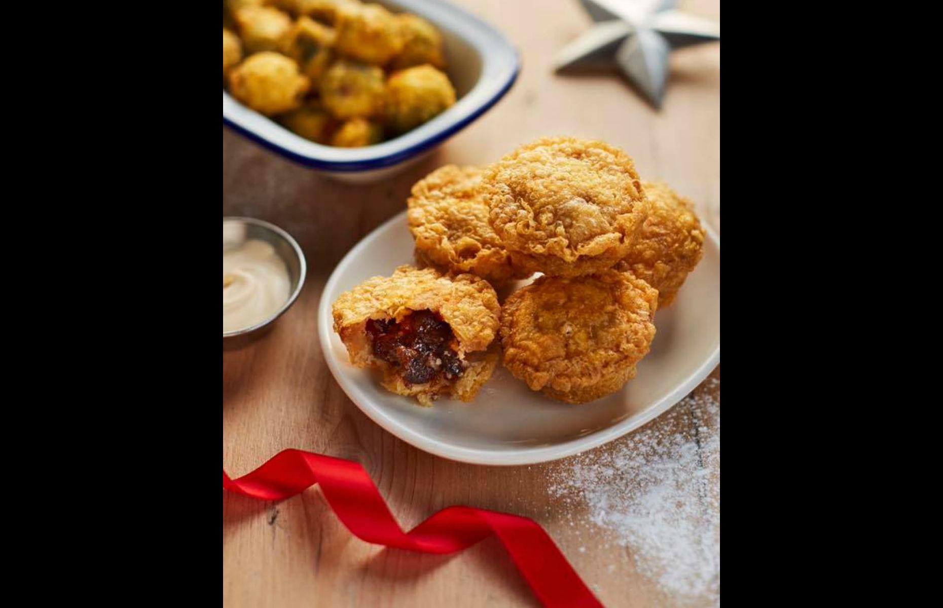 Deep fried mince pies